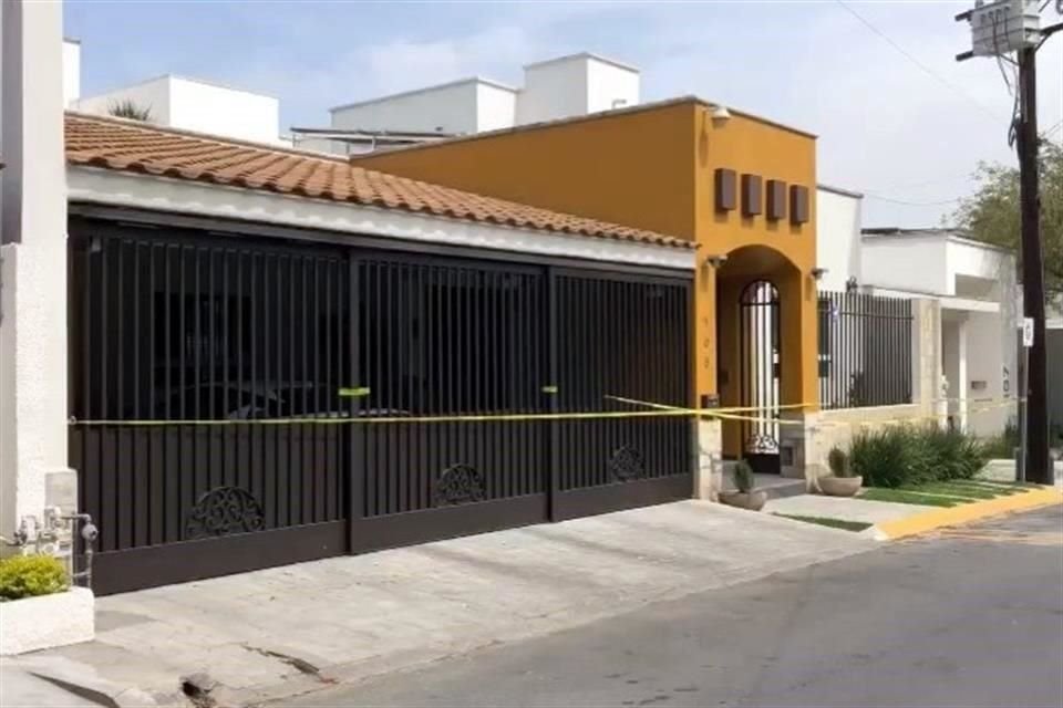 La residencia ubicada en la calle Carrizalejo, en la Colonia Valle de Chipinque.