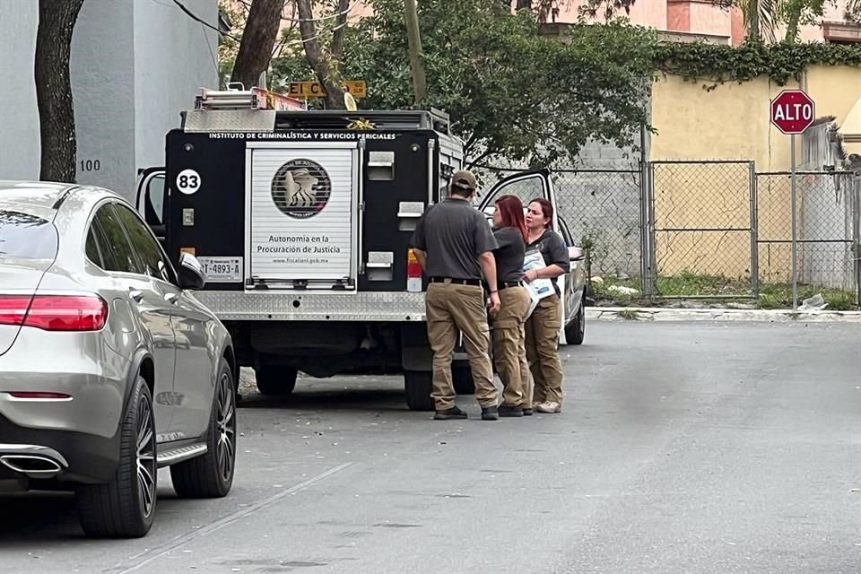 Uniformados de la Policía de San Pedro resguardan el domicilio desde la noche de ayer.