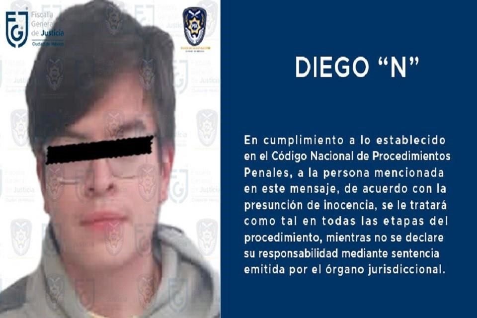 Diego 'N' enfrenta un nuevo delito por trata de personas.