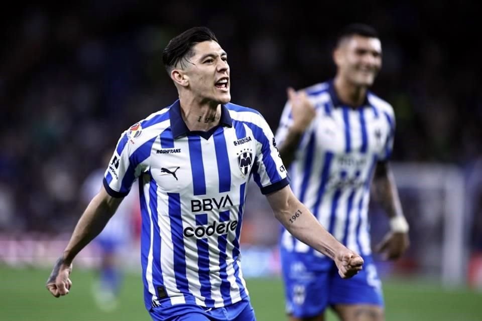 Arteaga marcó gol con Rayados por segundo juego consecutivo en Liga MX.