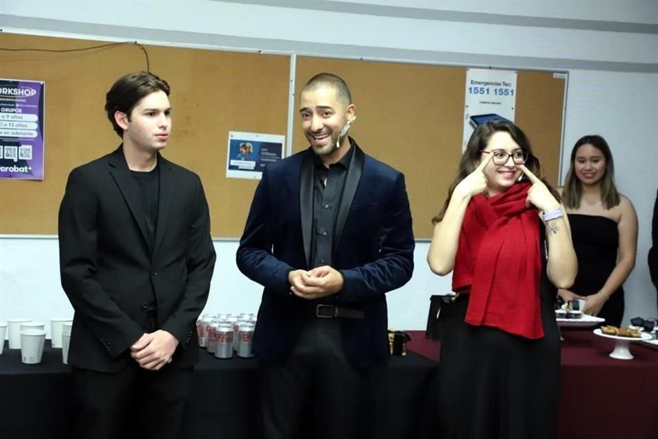 Leonardo Pérez, Luis Gerardo Ayala y Laura Álvarez