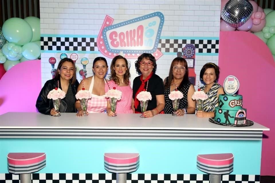 Berenice Reveles, Susy Guerra, Érika Santos de Lópezdelara, Bertha Herrera, Norma González y Tere Esquivel