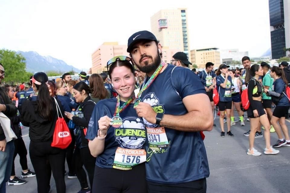 Cassandra Ibarra y Sebastián Sada