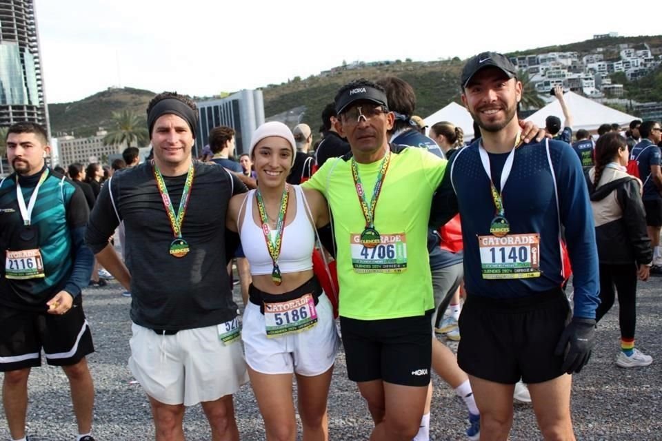 Alejandro Del Bosque, Ana Castro, Alejandro Tapia y Ricardo Lozano