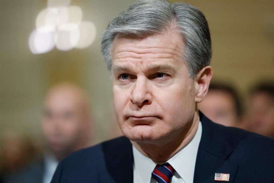 El director del FBI, Christopher Wray, durante una audiencia en Washington el 12 de marzo del 2024.