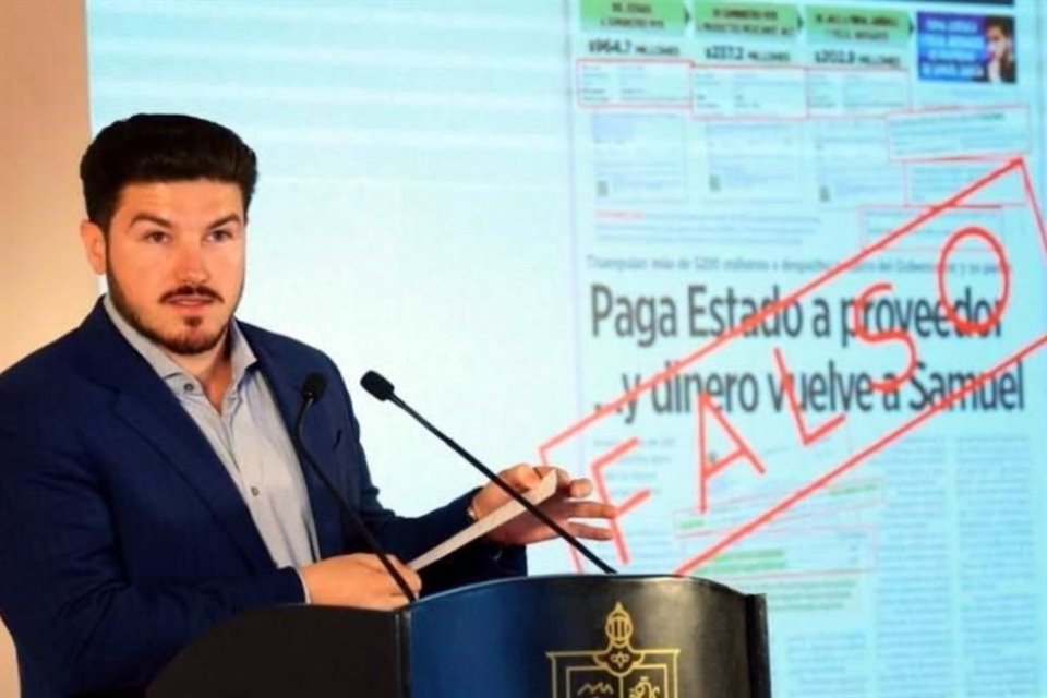 Samuel García reconoció pagos millonarios de proveedor de Gobierno hacia su despacho jurídico, pero aseguró que son honorarios de 2017.