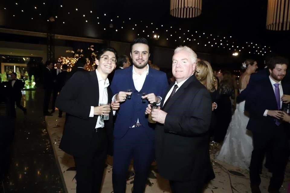 Luis Alberto Torres, Juan Carlos Díaz y Ricardo Martínez
