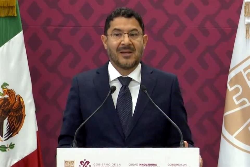 Martí Batres, Jefe de Gobierno de la Ciudad de México.