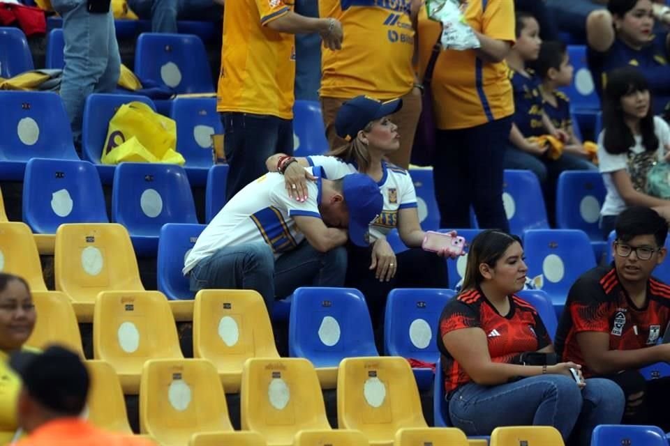 La afición felina presente en el Universitario.