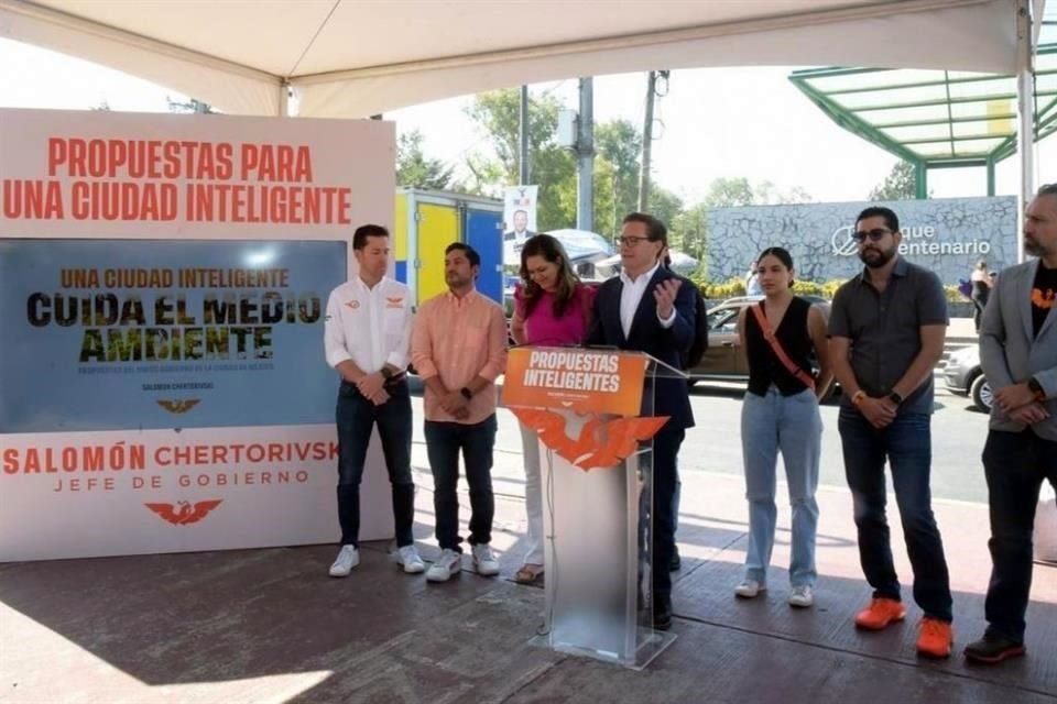 Salomón Chertorivski se consideró el protagonista de las propuestas durante el primer debate.