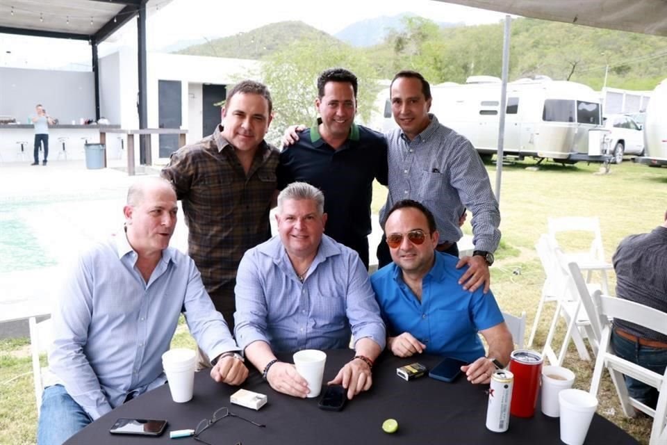 Julio Ramírez, Raúl Farías, Armando Palermo, Pedro Wise, Joaquín Guzmán y Federico Barrera