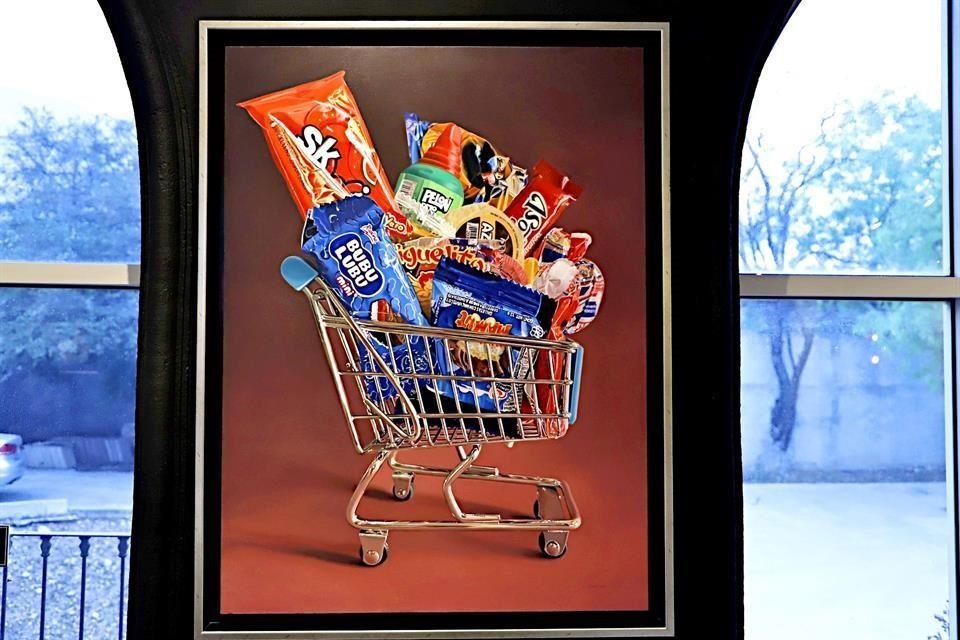 Obra de la exposición 'Reflejos, aromas y recuerdos', de Jeannine Zambrano de Garay