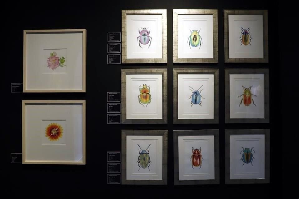 Obra de la exposición 'Reflejos, aromas y recuerdos', de Jeannine Zambrano de Garay