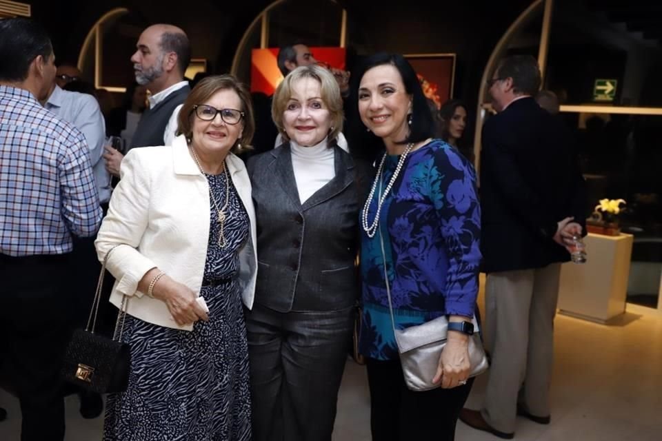 Soledad Barraza, Katy Eldridge y Blanca de Villarreal
