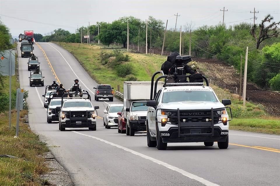 La llegada de más militares a Nuevo León se da en medio del hallazgo de un predio en el que fueron localizados al menos once personas sin vida.