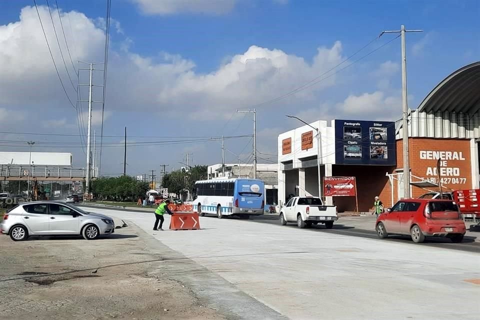 El tramo rehabilitado se ubica en la Avenida López Mateos en su cruce con la calle Caracol, en la Colonia Margarita Salazar.