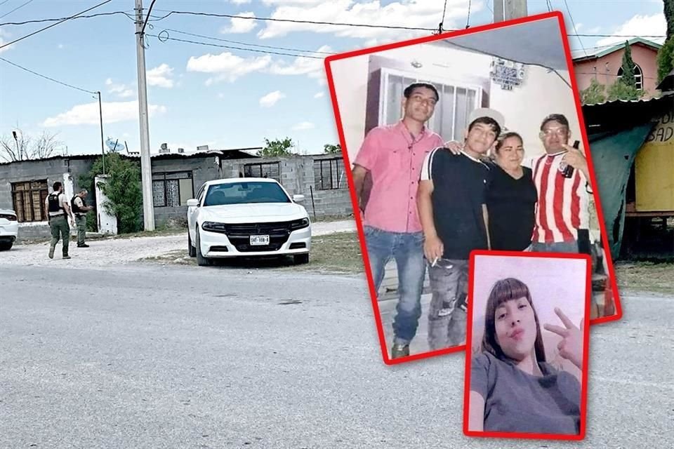 Agentes estatales acudieron a Los Villarreales, en Salinas Victoria, donde se plagió a 9 de 17 víctimas. En Ciénega de Flores circularon imágenes de la familia de 5 integrantes que fue desaparecida.