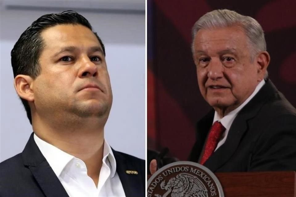 Diego Sinhue, Gobernador de Guanajuato, y Andrés Manuel López Obrador, Presidente de México.