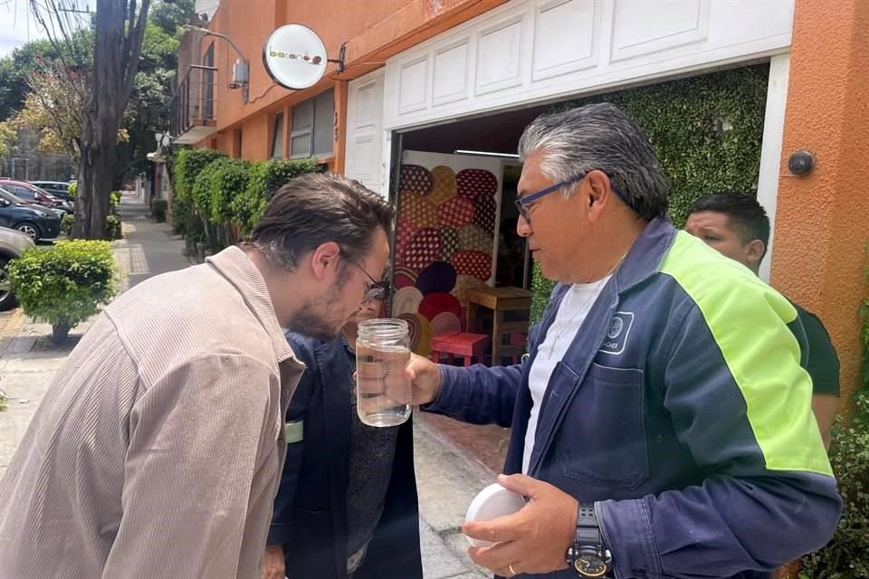 Los reportes por el olor en el agua se registraron en la Colonia Del Valle, Nonoalco, Ciudad de los Deportes y Nochebuena. 