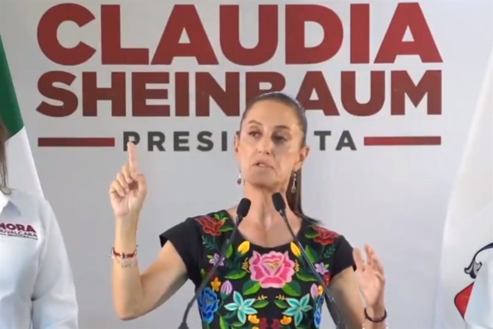 Claudia Sheinbaum dedicó sólo un minuto al tema de la seguridad en Fresnillo, Zacatecas, considerada como la ciudad más insegura del País.