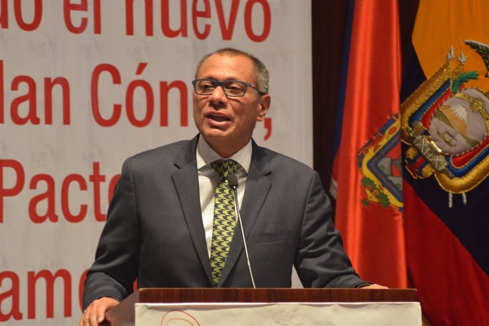 Jorge Glas Espinel debe ser entregado a la justicia ecuatoriana y no darle asilo político, informó Cancillería de su país.