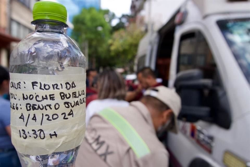 También han encontrado color y turbidez en el agua de la Benito Juárez, razón por la que sugirió que no es recomendable consumirla.