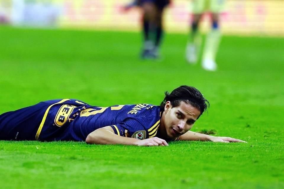 Diego Lainez está en duda para jugar el Clásico Regio 135.