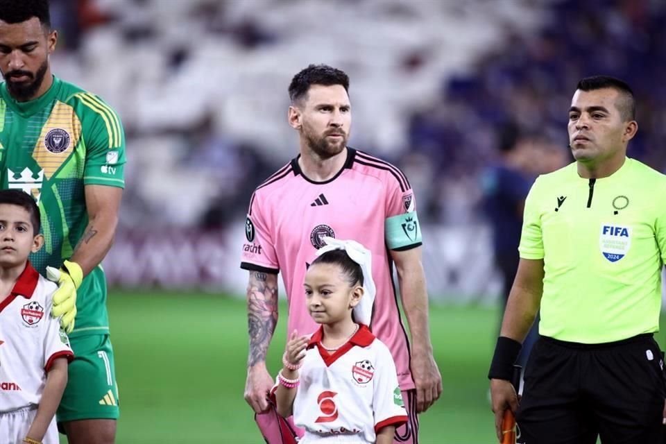 Las postales de Lionel Messi en la derrota del Inter de Miami 3-1 ante Rayados en el Estadio Monterrey.