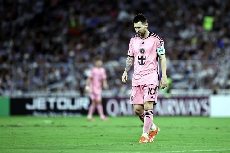 Las postales de Lionel Messi en la derrota del Inter de Miami 3-1 ante Rayados en el Estadio Monterrey.