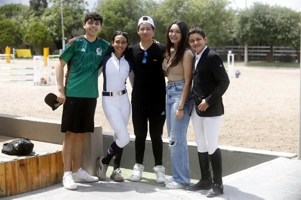 Juan Pablo González, Dana Chapa, Marcelo Quintero, Paloma Gutiérrez y Jorge Emiliano Gutiérrez