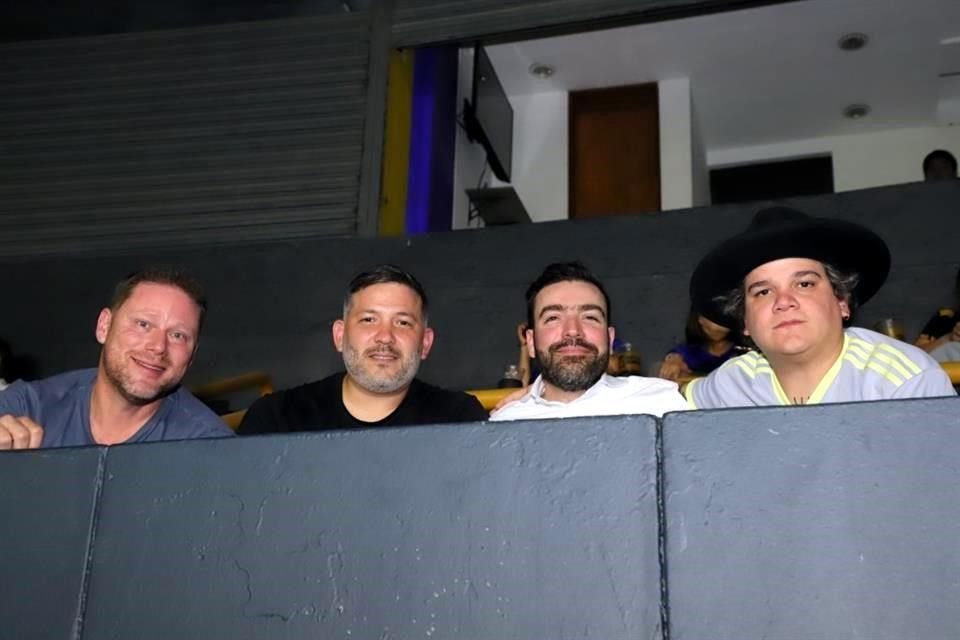 Luis Cordero, Alfredo Junco, Héctor Tijerina y Sergio Palmero