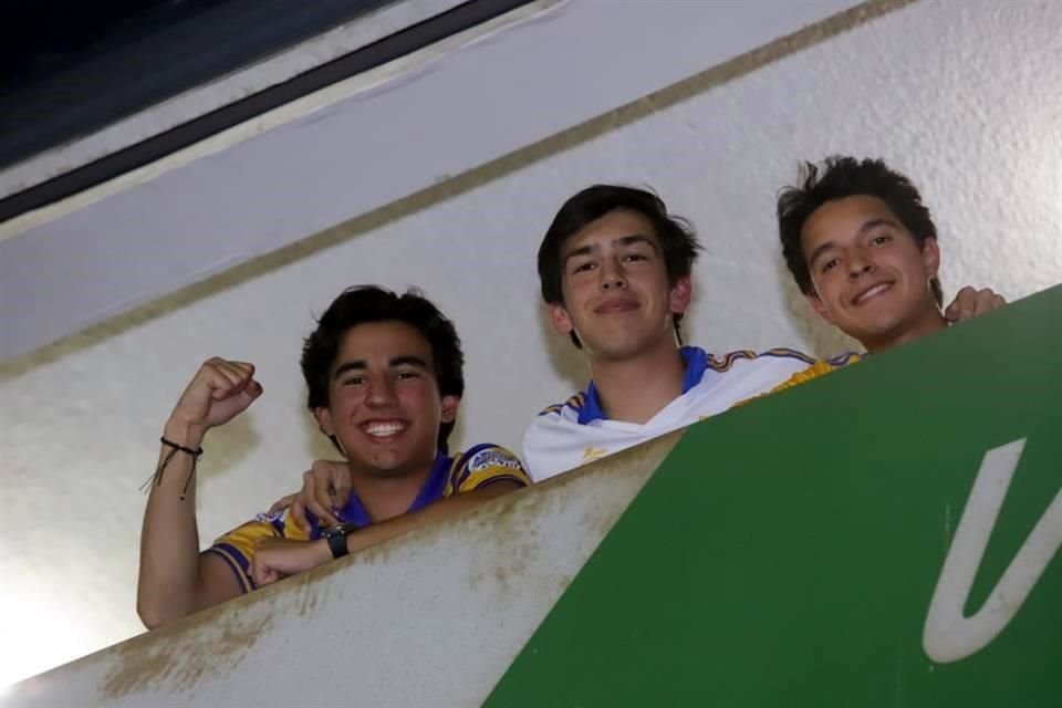 Arturo Farías, Pablo Odriozola y Eduardo Coronado