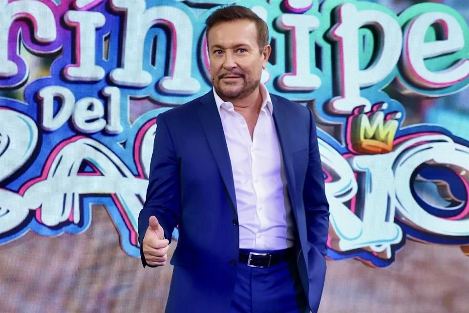 Arturo Peniche en la presentación de la segunda temporada de 'El Príncipe de Barrio'.