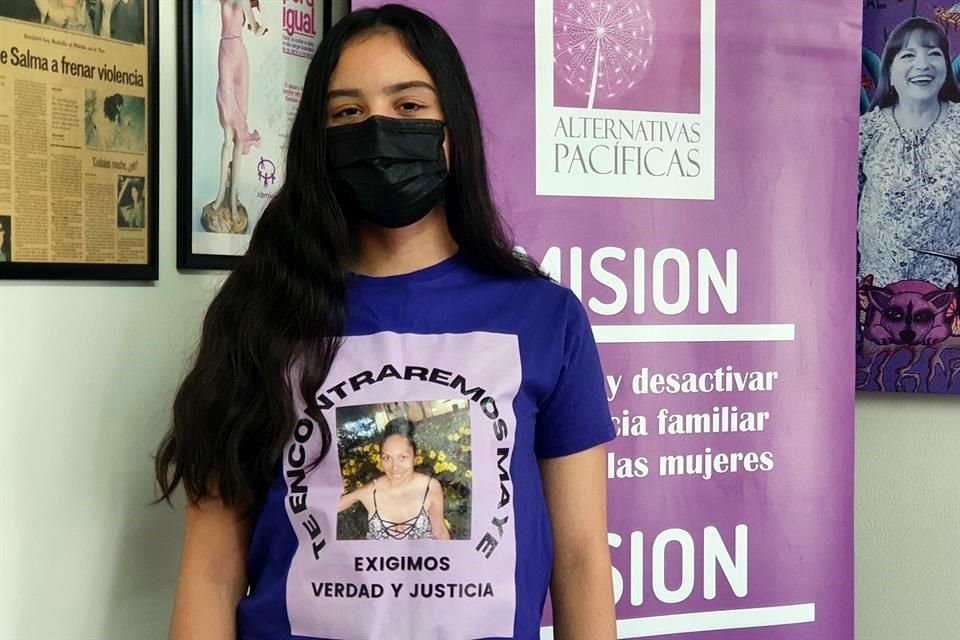 Maya Hernández, Hija de Mayela Álvarez, denunció el abandono de las autoridades.