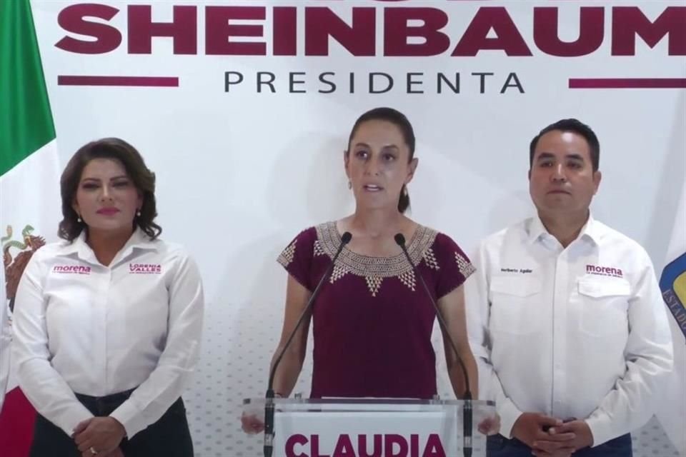 Sheinbaum ofreció conferencia en Hermosillo donde fue cuestionada por indagatorias contra Zaldívar.