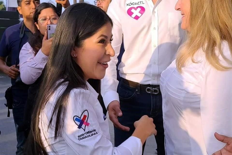 Leticia Salazar estuvo en el Puente Internacional Brownsville-Matamoros.