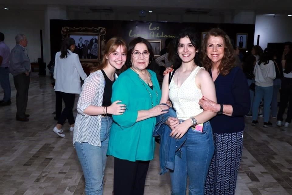 Daniela Arias Villarreal, María Luisa Félix, Ana Gaby Arias, Olga Garza de Villarreal