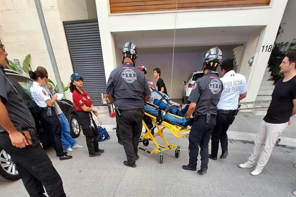 El accidente fue reportado a las 18:20 horas.
