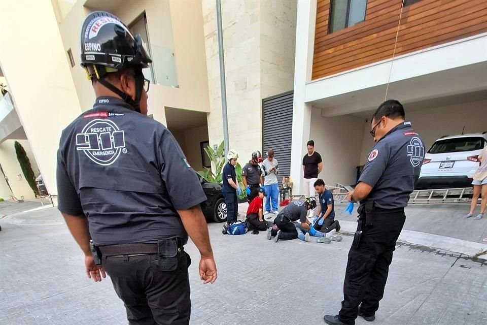 El accidente fue reportado a las 18:20 horas.