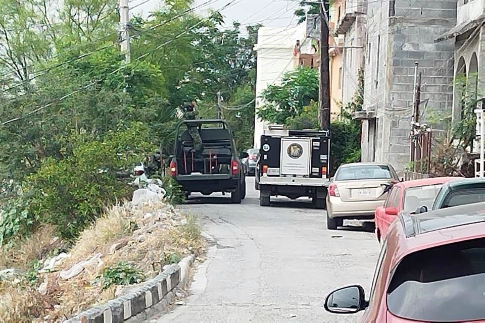 Autoridades localizaron restos humanos en la Colonia San Ángel Sur.