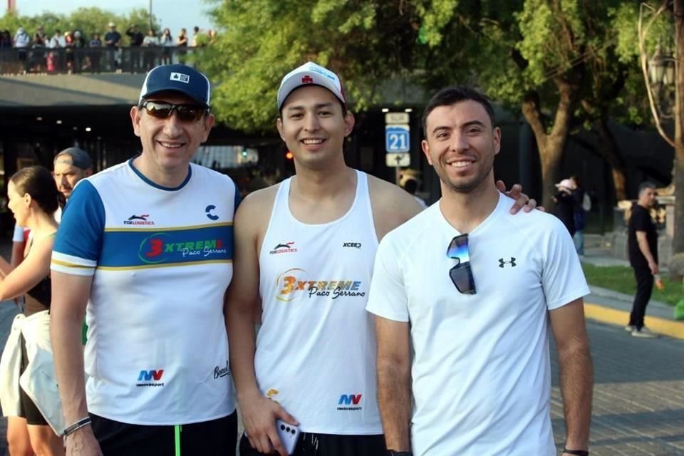 Francisco Soto, Alan Quintanilla y Ricardo Lozano