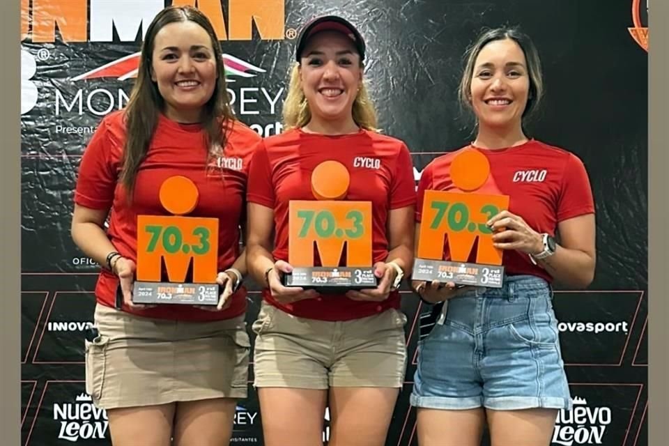 Gloria Ávalos, Araceli González y Mayela Moreno