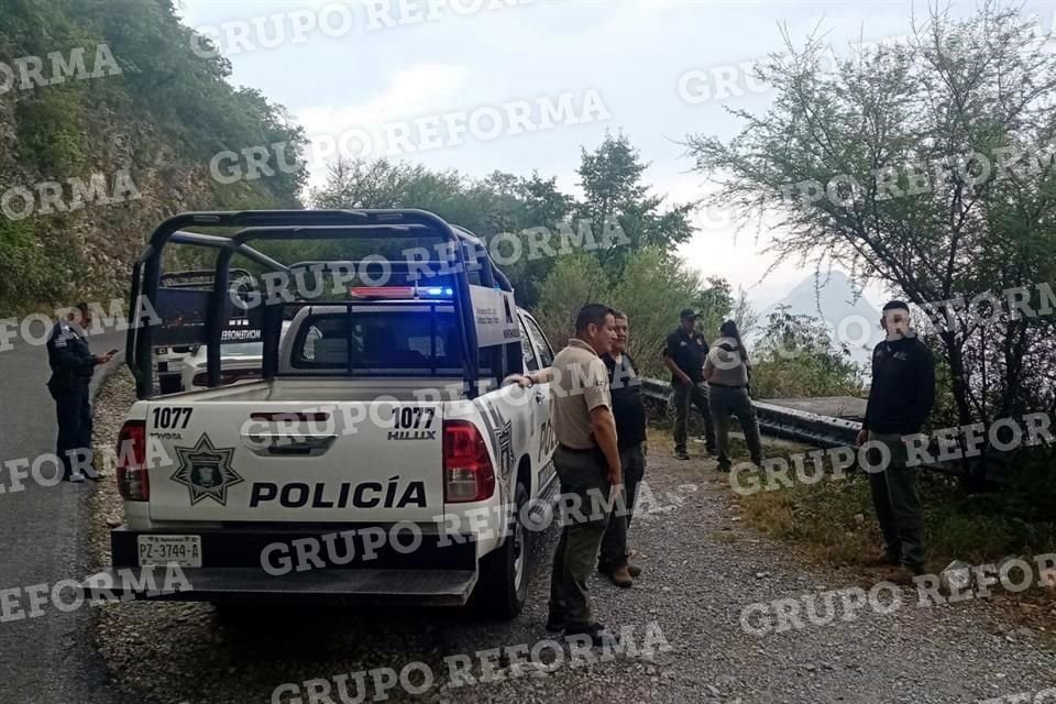 Fue poco antes de las 12:00 horas que encontraron el cadáver en un barranco.