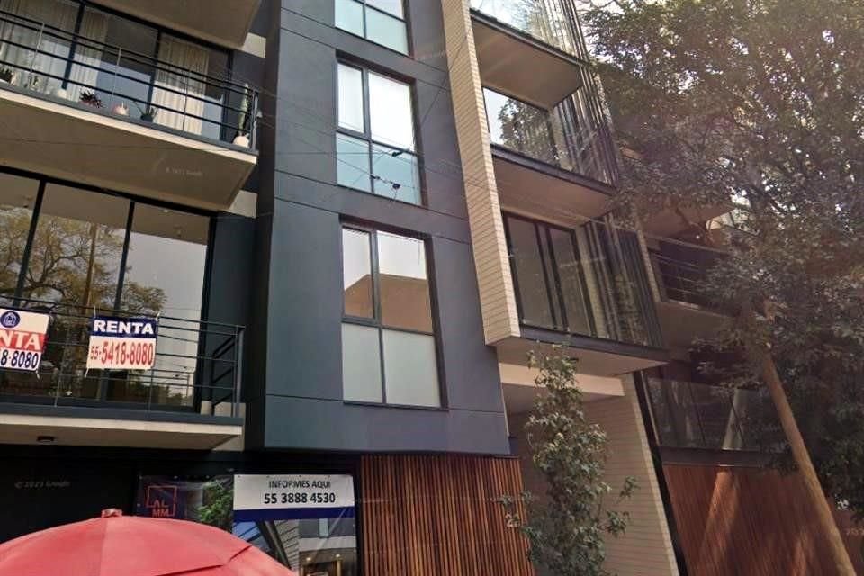 Uno de los inmuebles señalados por tener pisos ilegales está ubicado en Cadiz 24, Colonia Insurgentes Mixcoac.