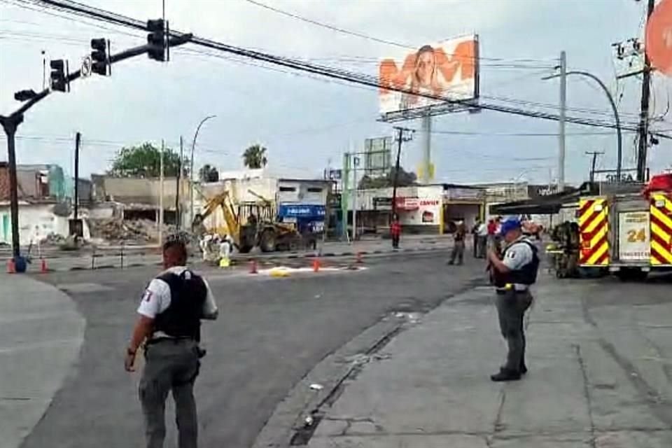 A las 17:00 horas se recibió el reporte en la mencionada avenida y Ruiz Cortines, en el mencionado sector.