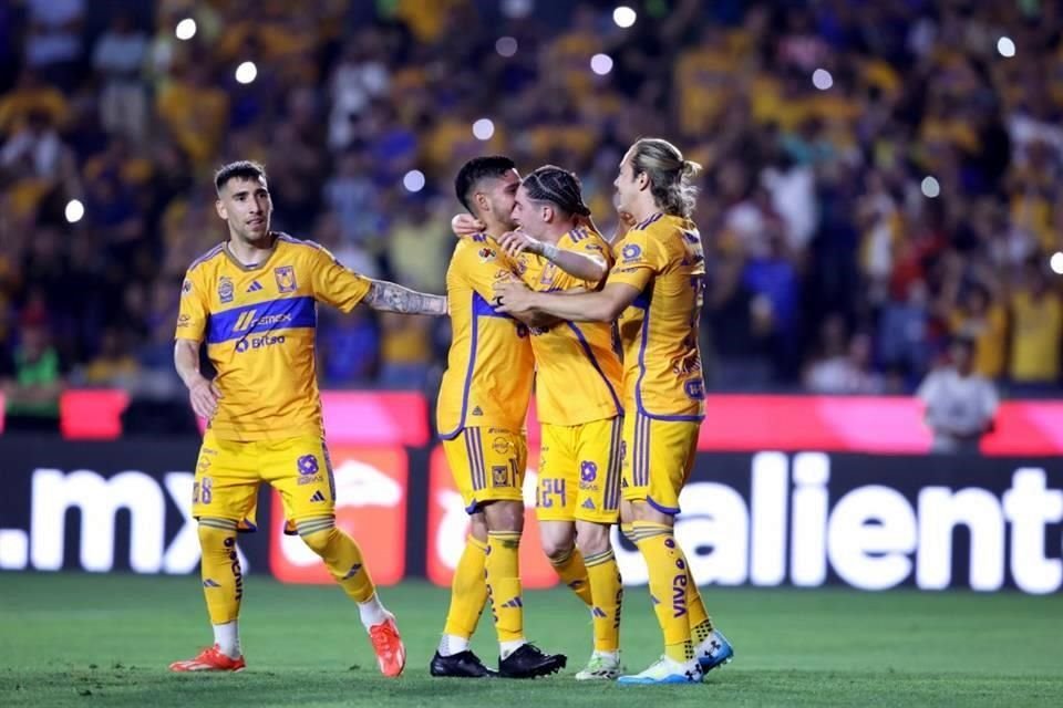 Repasa las imágenes de la goliza de Tigres 5-2 sobre Necaxa.