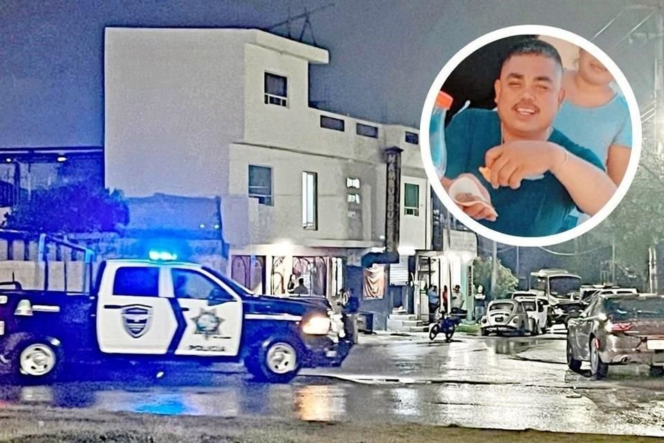 Policías de Apodaca acordonaron un tramo de la Calle Portal de Segovia.