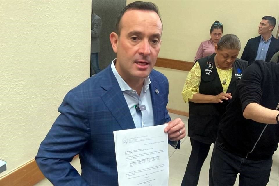 Carlos de la Fuente, coordinador del PAN en el Congreso local.