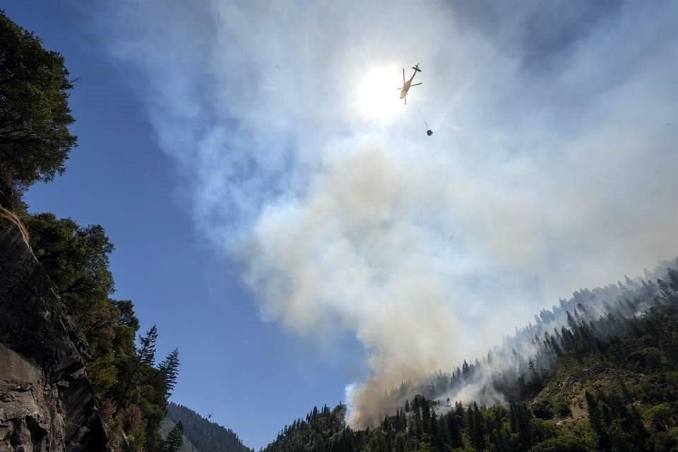 El incendio Dixie ha devorado 9 kilómetros cuadrados de maleza y árboles cerca del área del Feather River Canyon en el condado Butte.