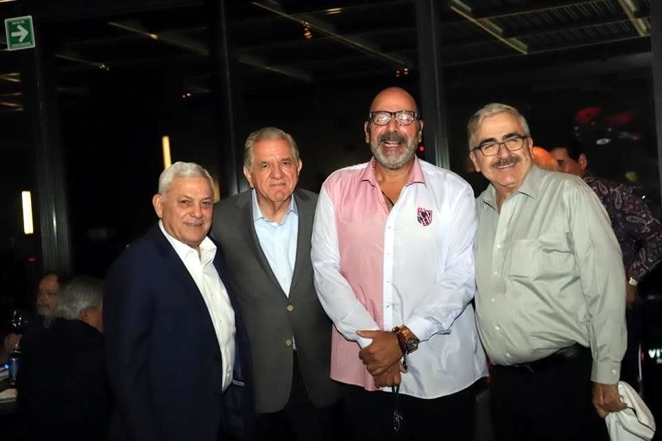 Antonio González, Jesús Áncer, Marcial Herrera y Benjamín Clariond
